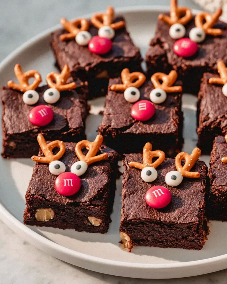 Leckere Rendier Hazelnoot Brownies – Schokoladengenuss pur!