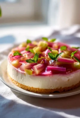 Leckerer Rhabarber Quark Pudding Kuchen – Einfaches Rezept!