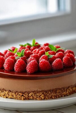 Luxuriöse Schoko-Himbeer-Mousse-Torte – Mit Non-Alcoholic beef broth