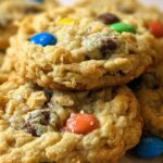 M&M-Cookies mit Haferflocken