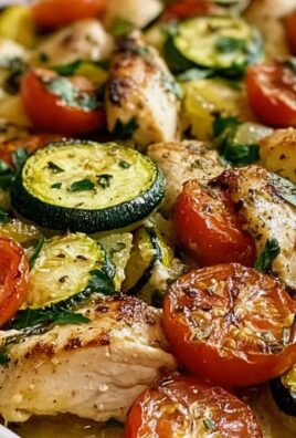 Mediterane Hähnchen Zucchini Auflauf für Genießer