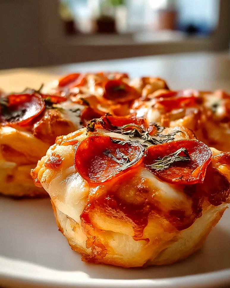 Mini Deep Dish Croissant-Pizzas: Schnell & einfach lecker!