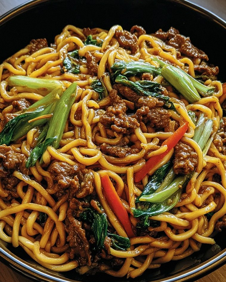 Mongolisches Rindfleisch Chow Mein – Schritt 2