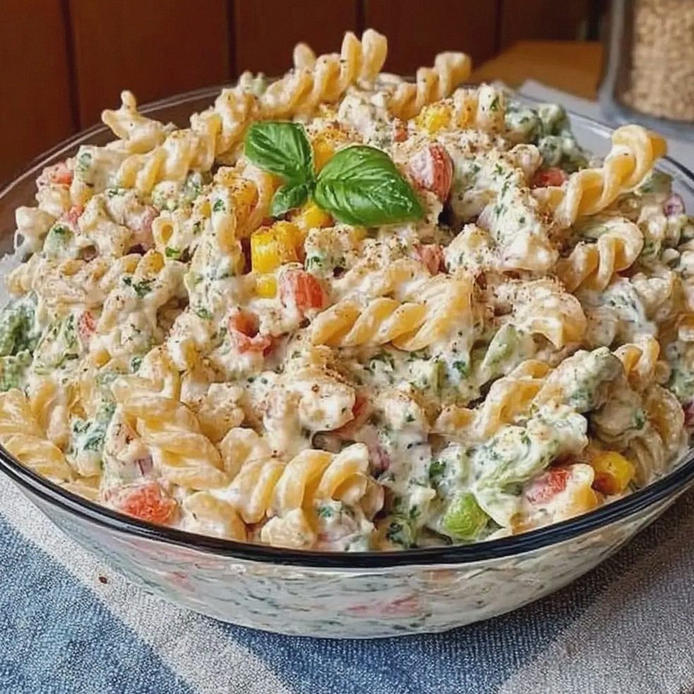 Nudelsalat mit Joghurt Soße für erfrischende Somertage – Schritt 1