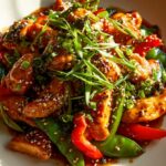 Paprika Hähnchen Stir Fry mit Teriyaki Glasur: Dein Lieblingsrezept!
