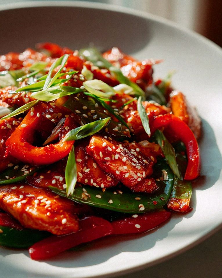 Paprika Hähnchen Stir Fry mit Teriyaki Glasur: Dein Lieblingsrezept! – Schritt 2