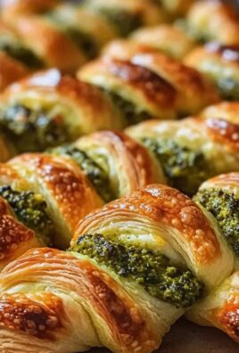 Pesto-Drehungen mit Mozzarella einfach selber machen