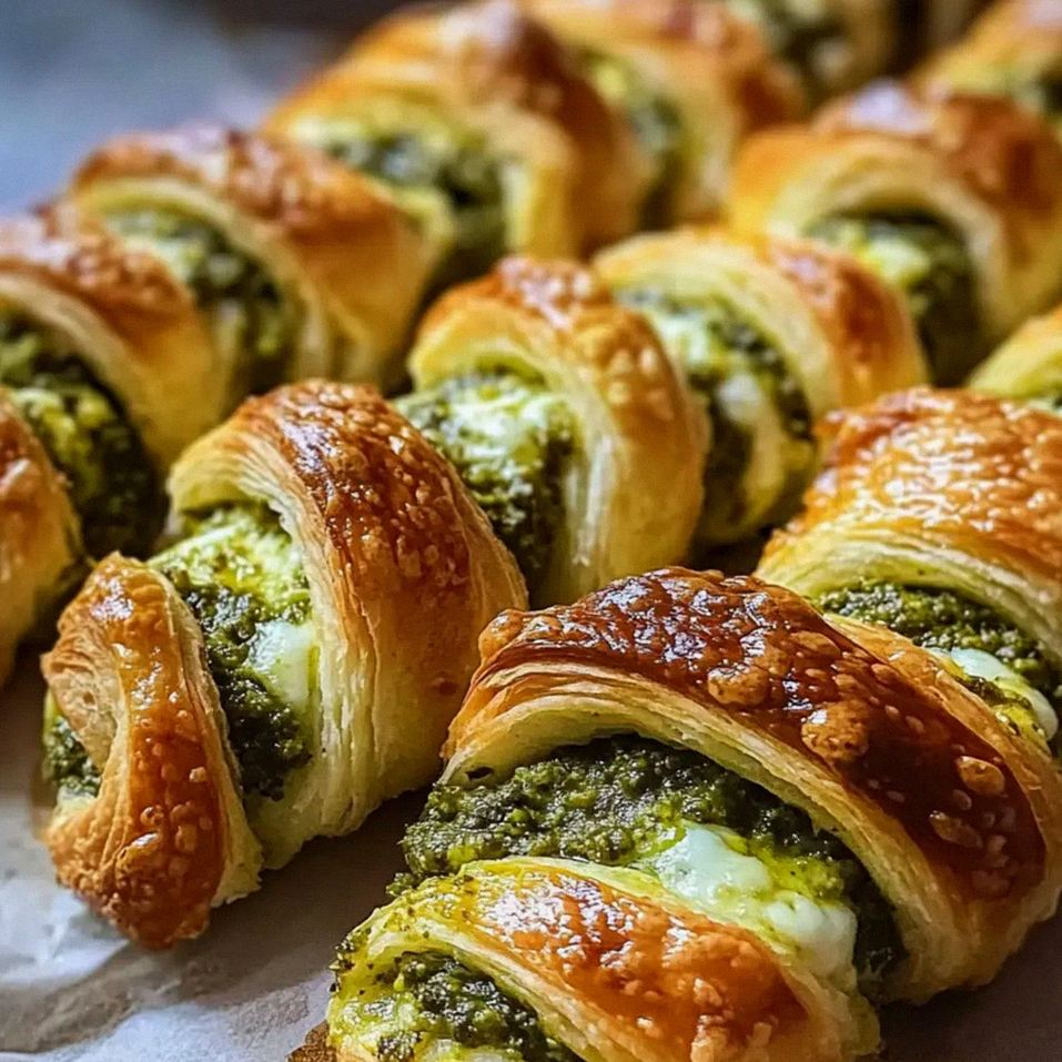 Pesto-Drehungen mit Mozzarella einfach selber machen – Schritt 2