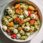 Pesto Nudelsalat mit Kirschtomaten – Frisch & Lecker