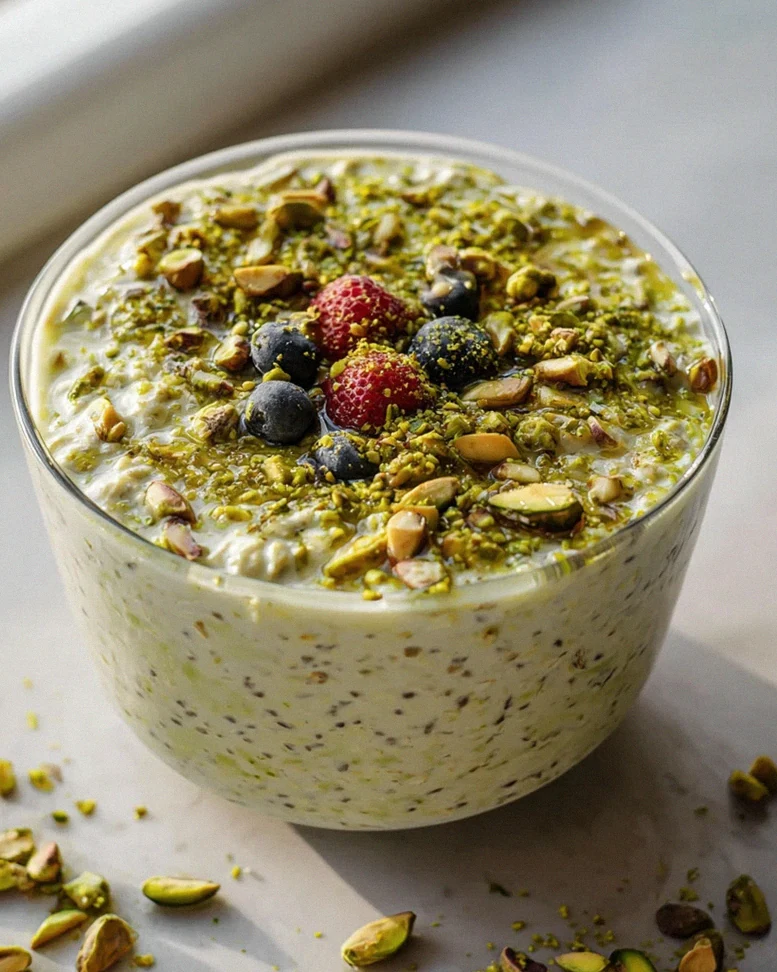 Pistazien Overnight Oats: Cremig, gesund & einfach!