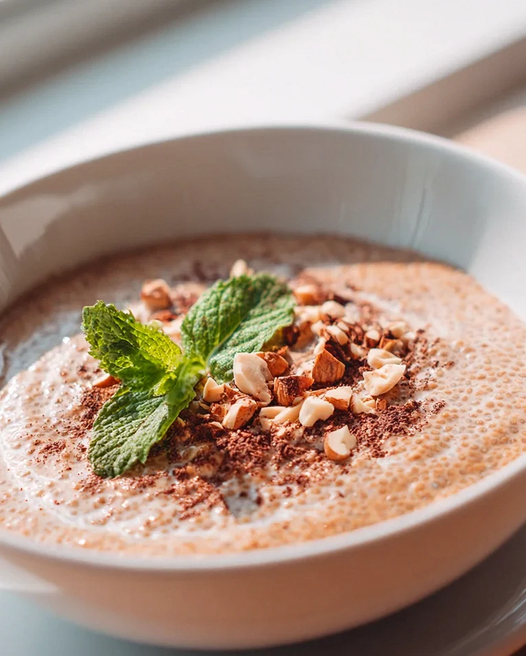 Proteinreicher Erdnussbutter Chia Pudding: Dein Power-Frühstück!