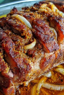 Räuberbraten, schmort im Ofen einfach vor sich hin