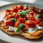 Rezept: Burrata Pizza mit Kirschtomaten – Einfach unwiderstehlich!