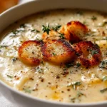 Rustikale französische Knoblauchsuppe – Cremiger Genuss für die Gesundheit