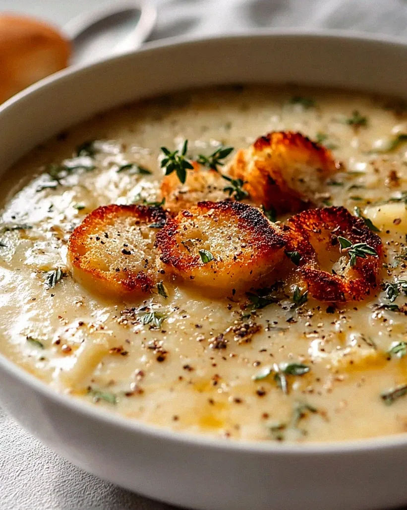 Rustikale französische Knoblauchsuppe – Cremiger Genuss für die Gesundheit