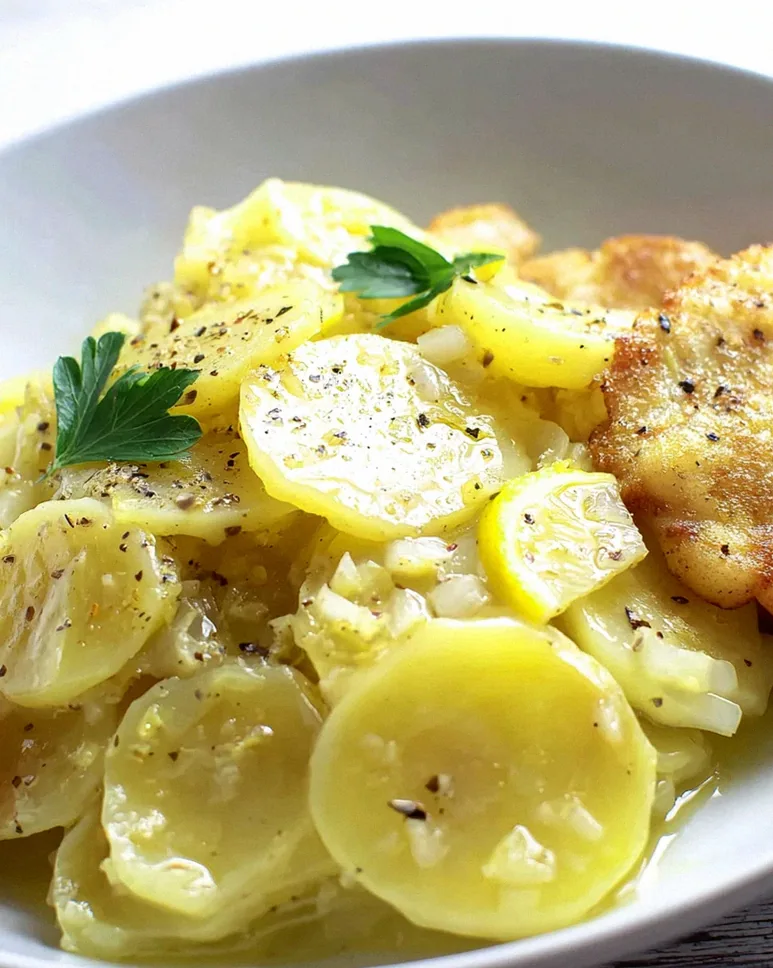 Schwäbischer Kartoffelsalat – Köstliches Rezept ohne Alkohol – Schritt 1