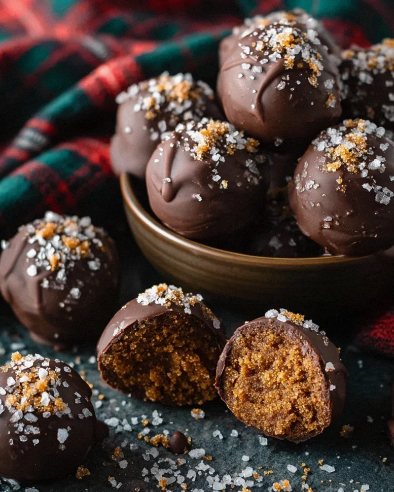 Spekulatius Kugeln - Pralinen für Weihnachten
