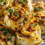 Spicy Feta Rolls: Irresistible Chili Flake Appetizer