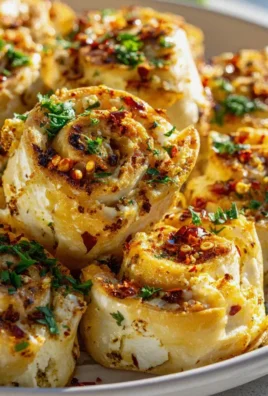 Spicy Feta Rolls: Irresistible Chili Flake Appetizer