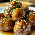 Süße hawaiianische Teriyaki-Fleischbällchen aus dem Slow Cooker