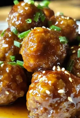Süße hawaiianische Teriyaki-Fleischbällchen aus dem Slow Cooker