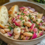Thunfisch Salat mit weißen Bohnen für frische Sommergerichte