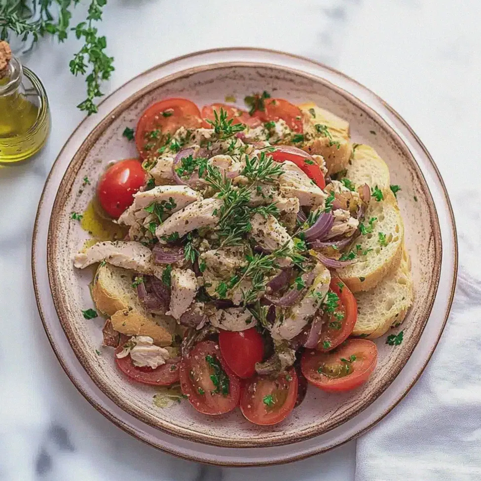 Tomaten Thunfisch Salat nach spanischer Art
