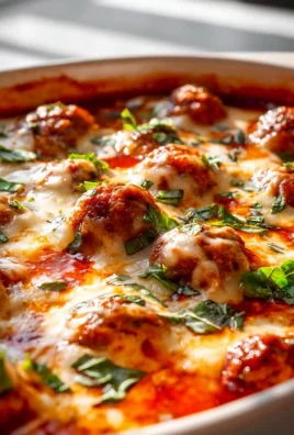 Toskanischer Fleischbällchenauflauf mit Mozzarella & Basilikum