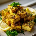 Unglaublicher Gebackener Zitronenpfeffer Tofu Traum!