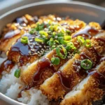 Unwiderstehliche Rinder-Katsu-Bowls mit Tonkatsu-Soße!
