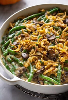 Vegane grüne Bohnenauflauf: Köstlich und einfach zubereitet!