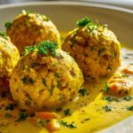 Vegane Linsenknödel in Curry Sauce – Einfach & Köstlich