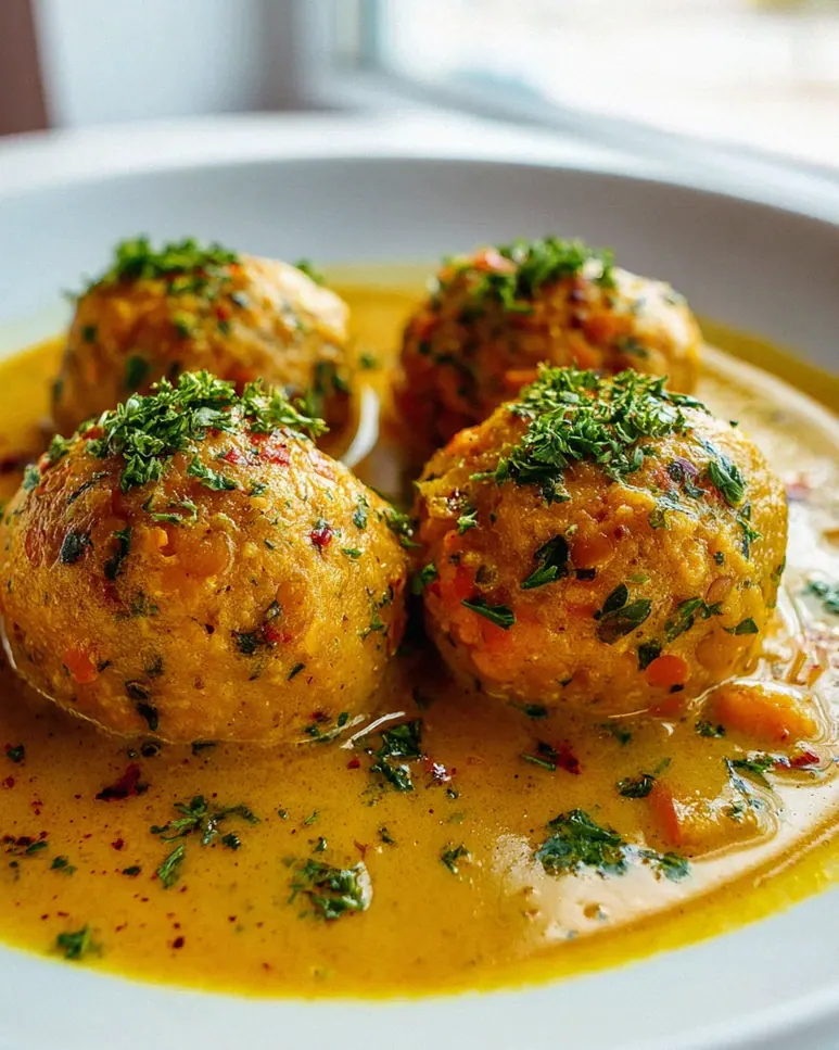 Vegane Linsenknödel in Curry Sauce – Einfach & Köstlich – Schritt 2