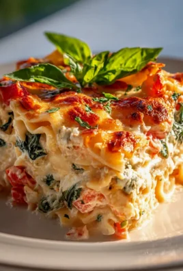 Vegetarischer Nudelauflauf mit Spinat und Ricotta genießen!