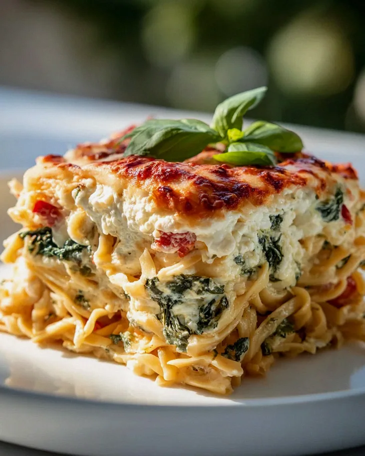 Vegetarischer Nudelauflauf mit Spinat und Ricotta genießen! – Schritt 2