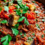 Zaalouk – Marokkanischer Auberginen-Tomaten-Dip