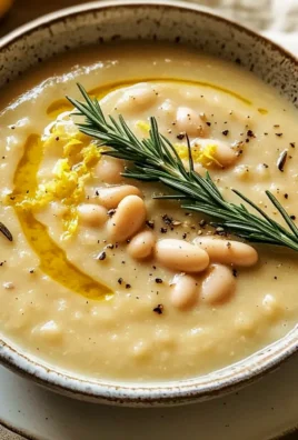 Zitronen Rosmarin Weißbohnensuppe für jeden Tag